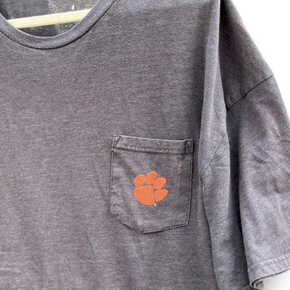 Drake Waterfowl Clemson "Clay & Call" Tee | Orange | XXL | Outdoor Collegiate - Picture 3 of 5